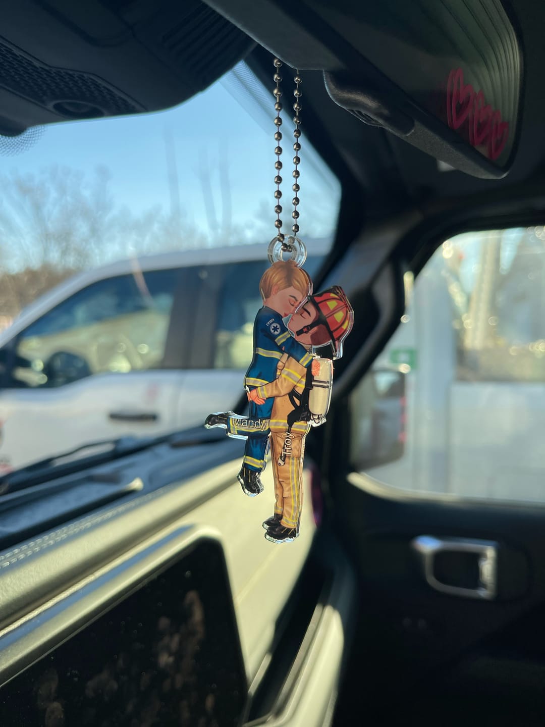 Customer photo review of Personalized Ornament, Couple Portrait, Firefighter, Nurse, Police Officer, Teacher, Gifts by Occupation