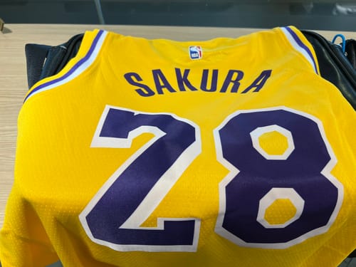 Customer photo review of Le Sserafim Lakers Jersey