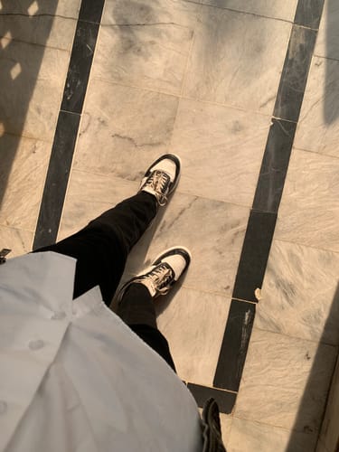 Customer photo review of Jet Black Slim Fit Jeans