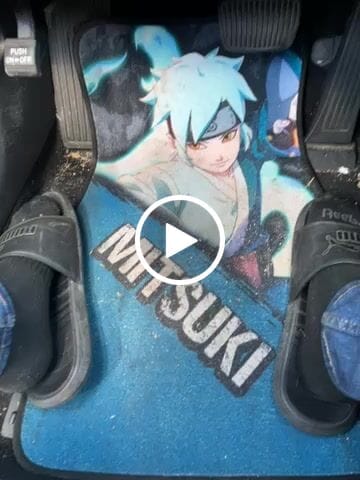 Customer video review of Mitsuki Car Floor Mats Custom Boruto Anime Car Accessories