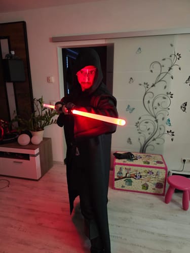Customer photo review of Anakin Skywalker Cosplay Kostüm Kleidung Schwarz Version