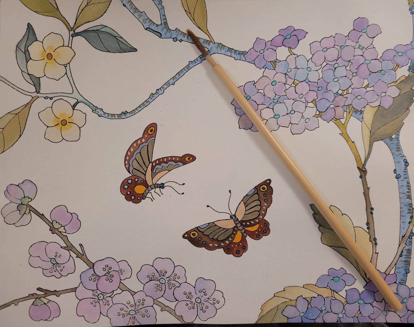Customer photo review of Chinoiserie Brush Set of 3