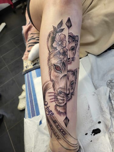 Customer photo review of TattooNumbx Numbing Cream