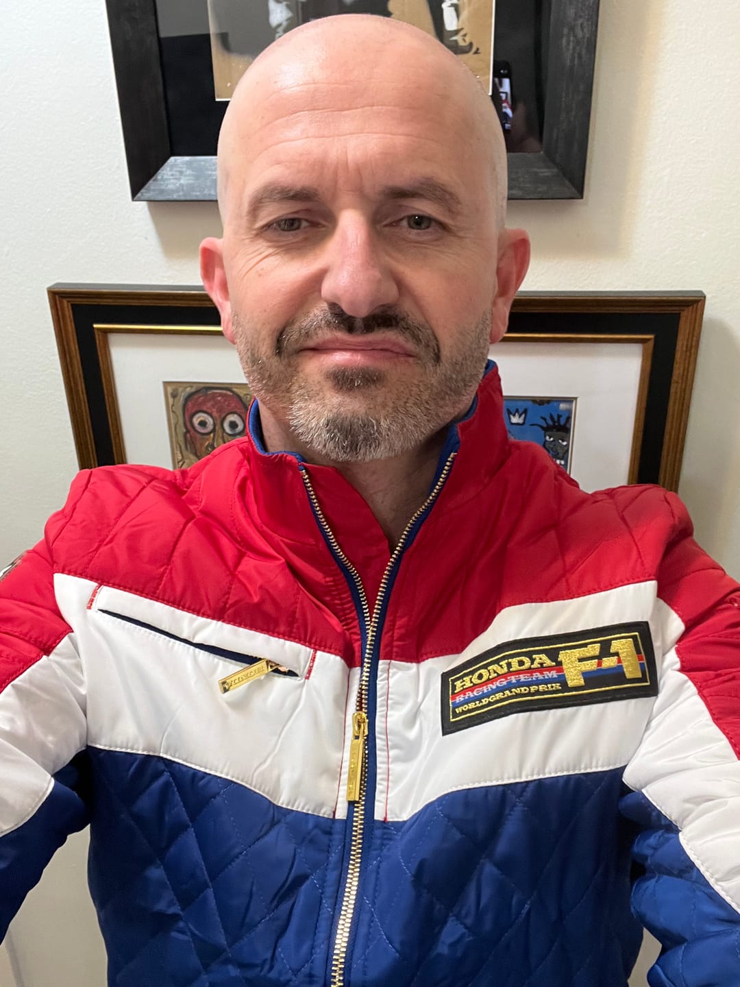 Customer photo review of 1983 Honda Racing Team F1 Quilted Jacket