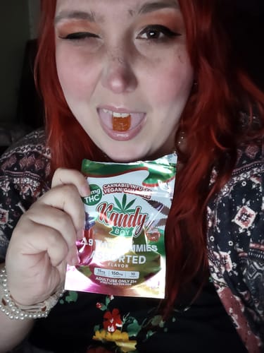 Customer photo review of Vegan THC Gummies | Assorted Flavor | Delta 9 | 10-Count | 150mg