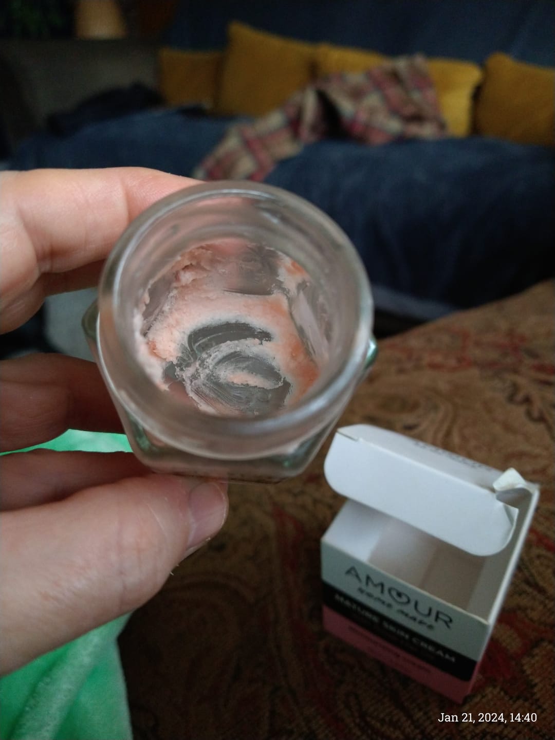 Customer photo review of Mature Skin Cream