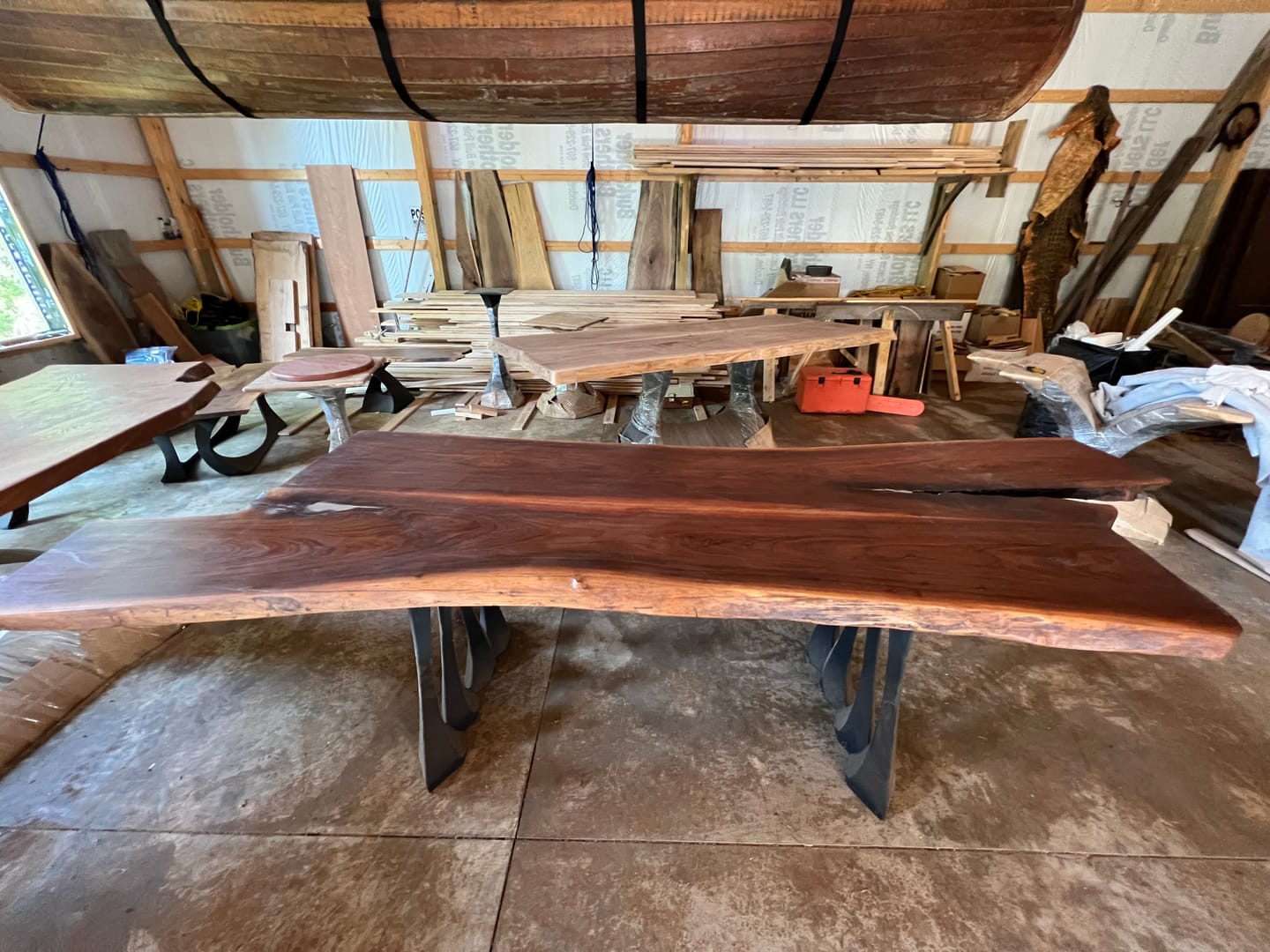 Customer photo review of Metal Table Legs - 420 Akro - 24W, 28H inch