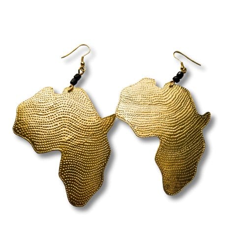 Customer photo review of Maridadi Africa Earrings