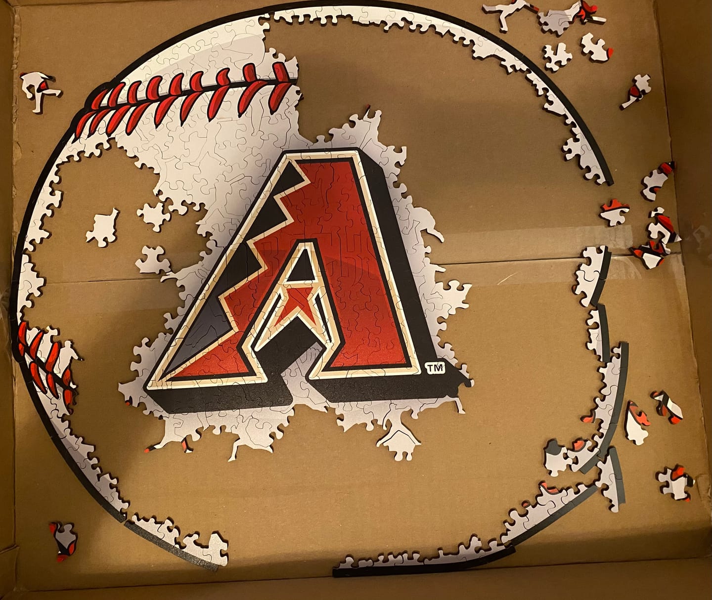 Customer photo review of Arizona Diamondbacks™ - Wooden Puzzle