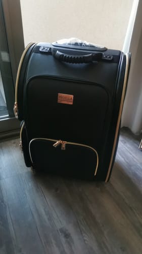 Customer photo review of Maleta Roller con cosmétiqueros y 4 bosillos Tamaño M