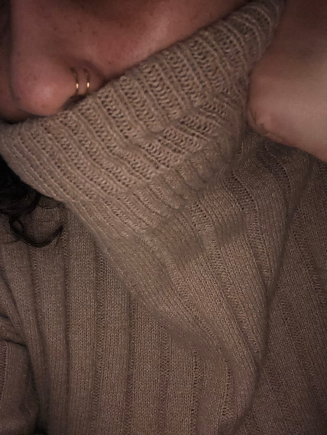 Customer photo review of Le double piercing
