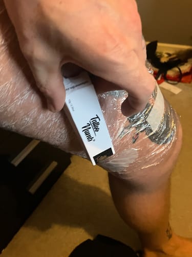 Customer photo review of TattooNumbx Numbing Cream