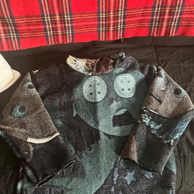 Customer photo review of Coraline Full Tapestry Hoodie