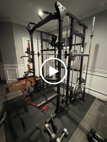 Customer video review of Major Fitness SML07 All-In-One Home Gym Smith Machine