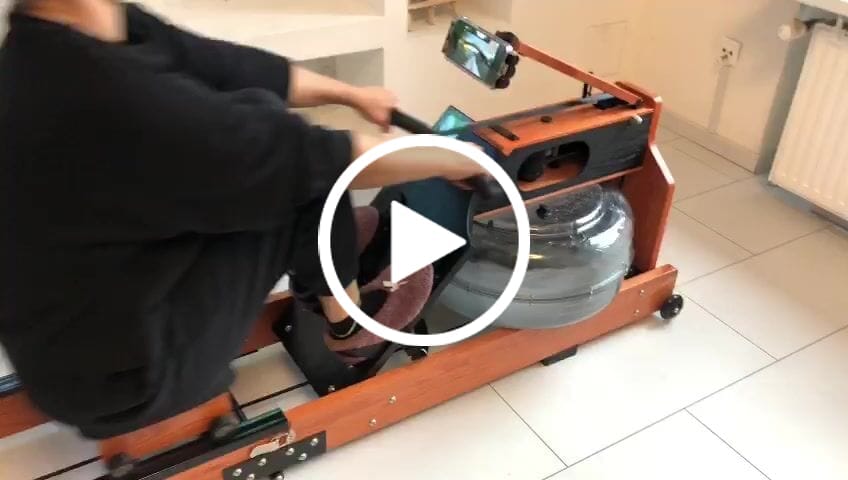 Customer video review of ANHOR Power-Rower X-720E - Premium Wasser-Rudergerät
