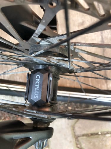 Customer photo review of Speed Dual Sensor Bicycle - ANT+ BLE 5.0 Speedometer for Bike Computer