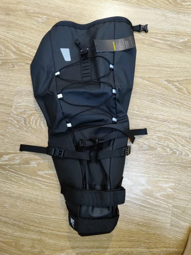 Customer photo review of Bike Saddle Bag Waterproof (5L-13L) - Large Capacity - Foldable - Reflective Cycling MTB Trunk
