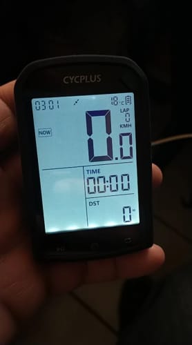 Customer photo review of GPS Bike Computer Wireless - Waterproof - Speedometer Odometer - Bluetooth 5.0