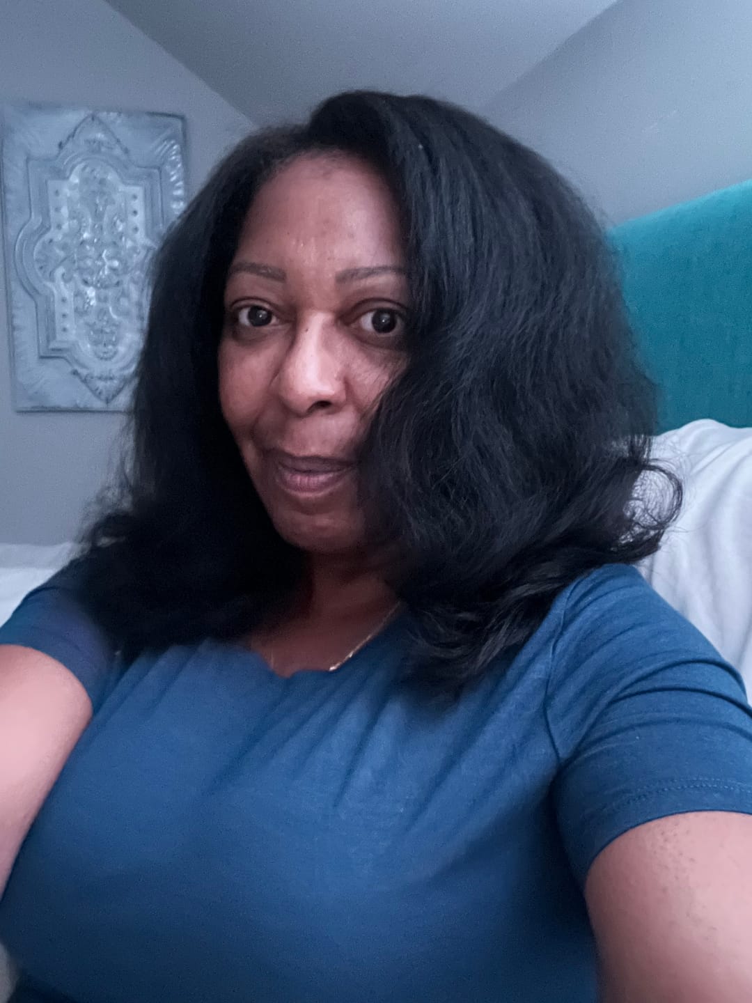 Customer photo review of INDULGE Moisturizing Deep Conditioning Treatment