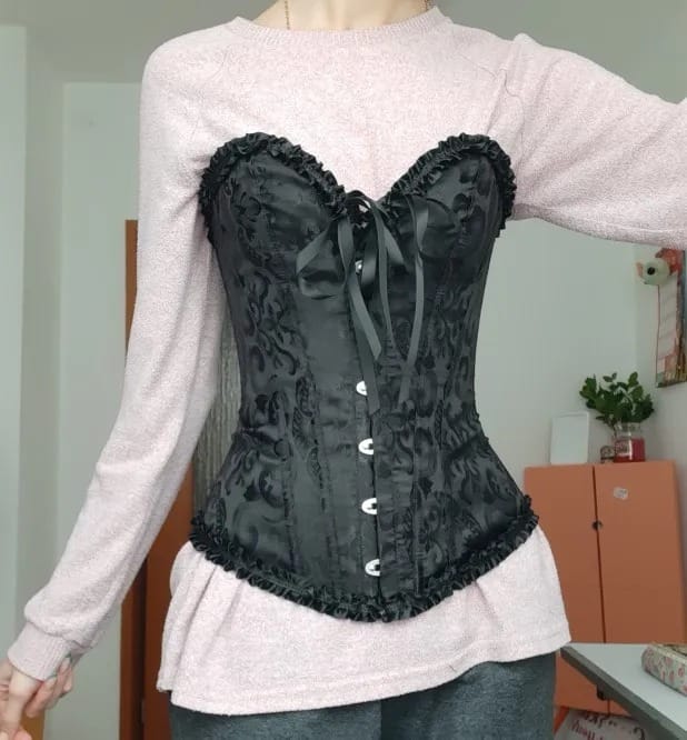Customer photo review of Overbust Curves Steampunk corset