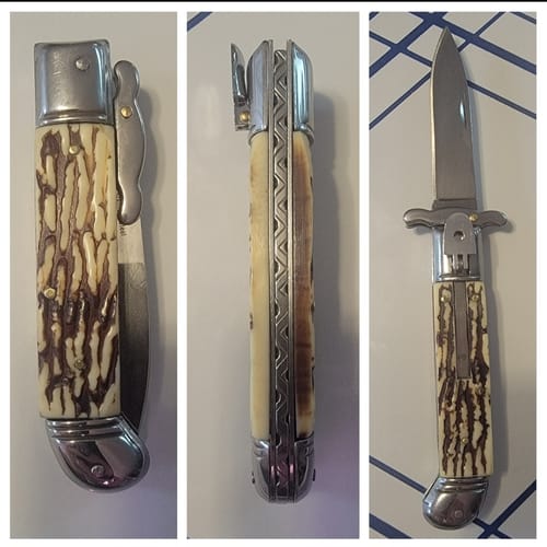 Customer photo review of Valiant Leverlock Italian Switchblade