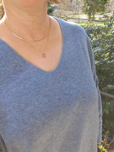 Customer photo review of Calanit Double Necklace