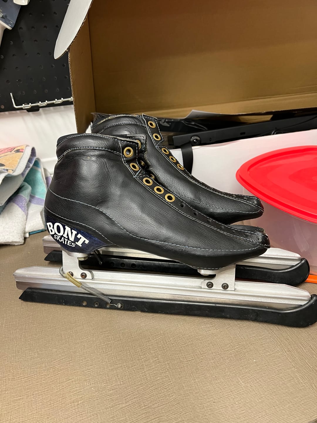Customer photo review of Waxed Skate Laces 8mm