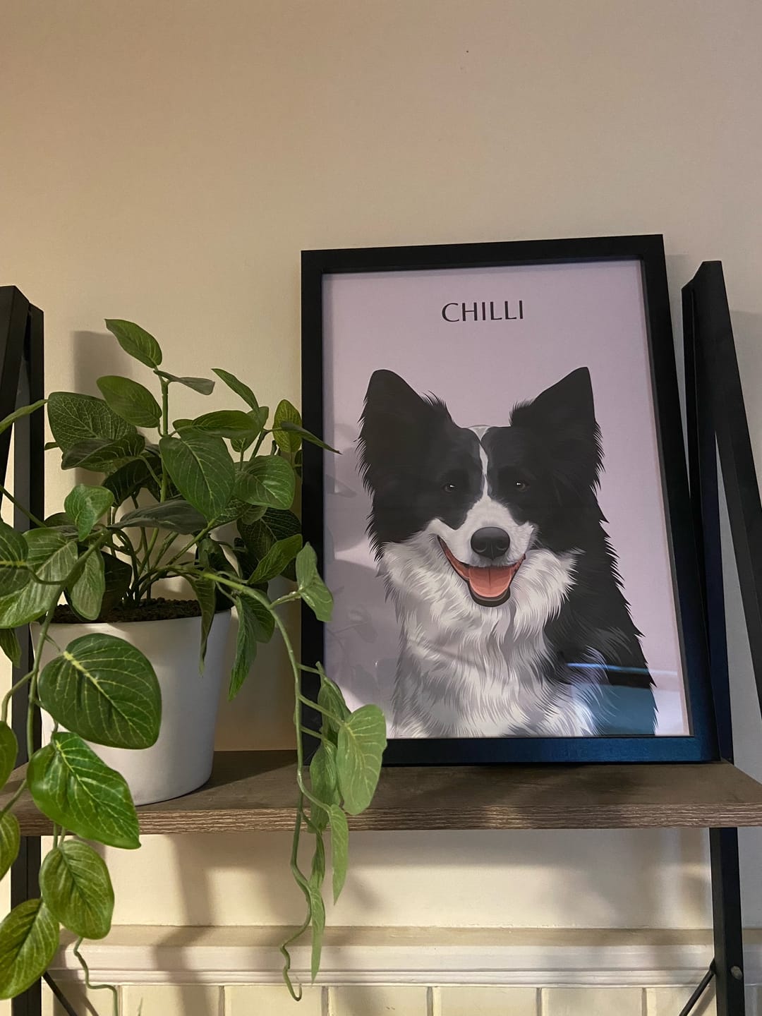 Customer photo review of Pet Portrait Gift Cards