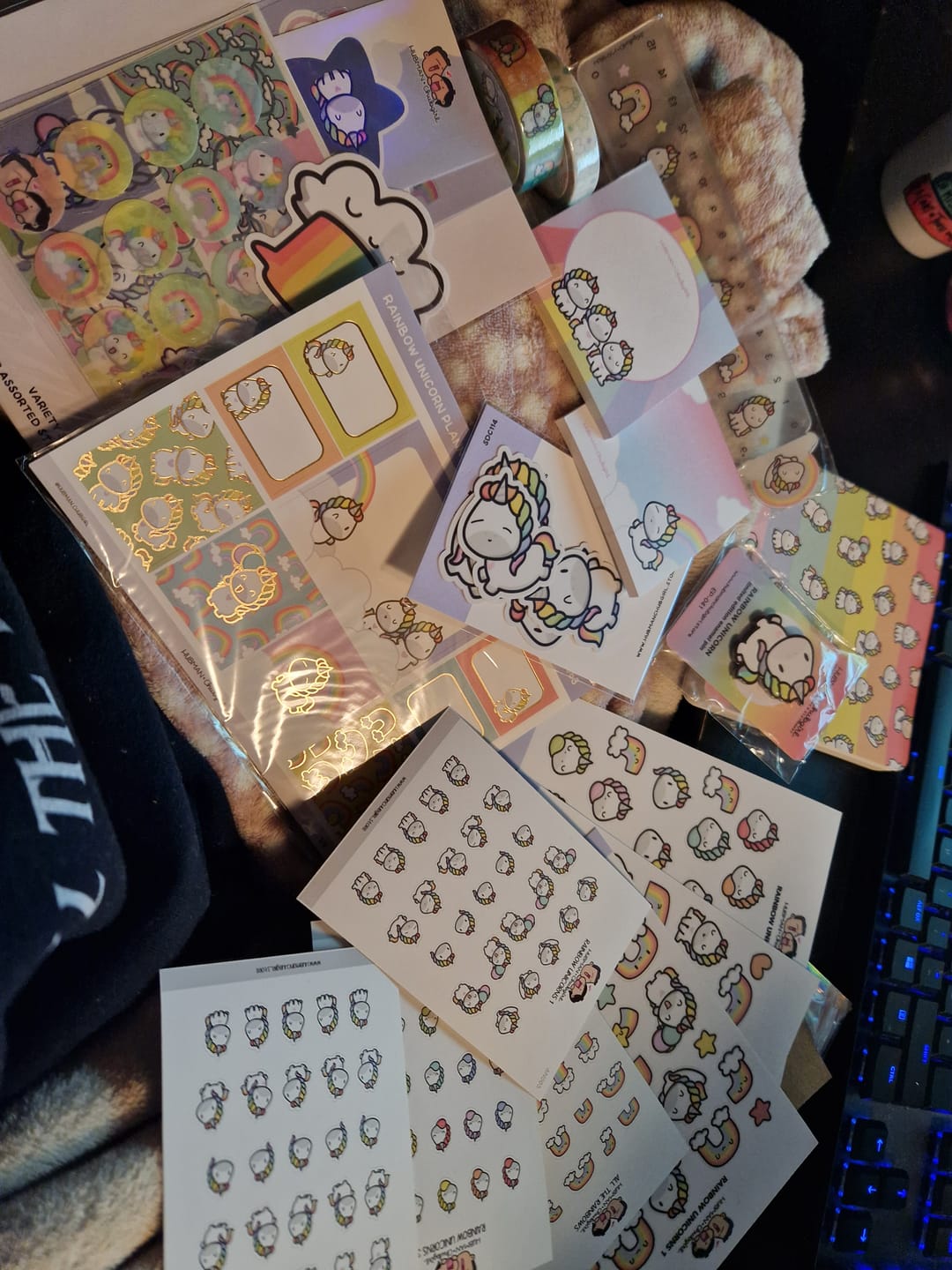 Customer photo review of Rainbow Unicorns Bundle