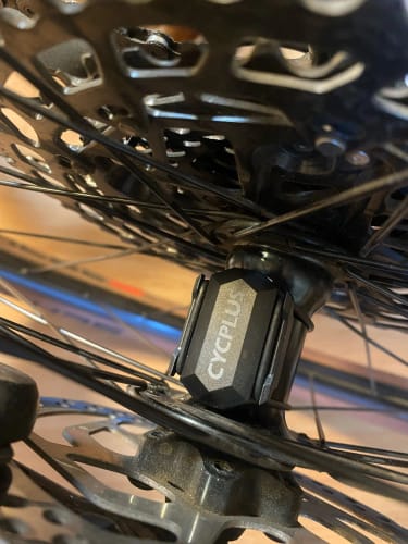 Customer photo review of Speed Dual Sensor Bicycle - ANT+ BLE 5.0 Speedometer for Bike Computer