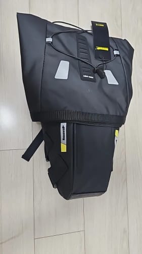Customer photo review of Bike Saddle Bag Waterproof (5L-13L) - Large Capacity - Foldable - Reflective Cycling MTB Trunk