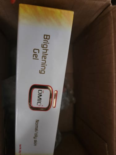 Customer photo review of Omic Brightening Gel 30g