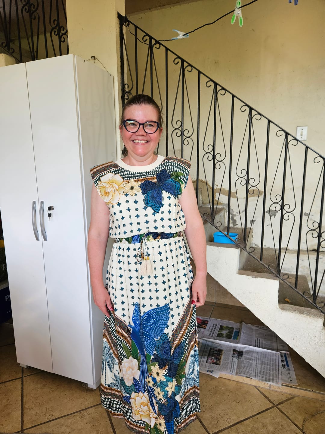 Customer photo review of Vestido Longuete Muscle Tee -  Floral Estampado