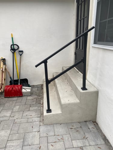 Customer photo review of Stair Handrail Kit