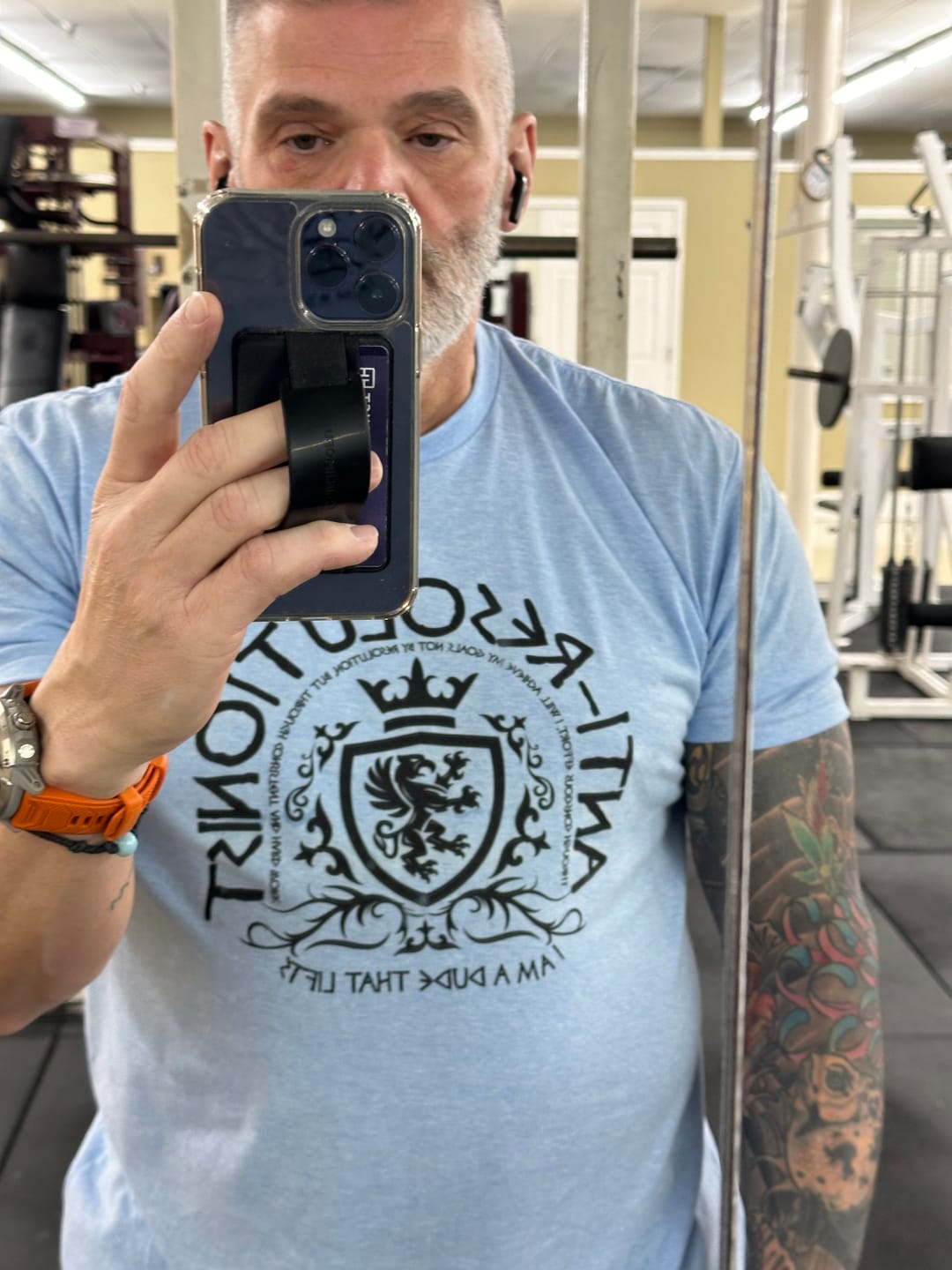 Customer photo review of Dude That Lifts Shirt Club for Him