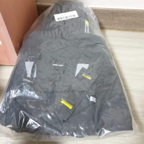 Customer photo review of Bike Saddle Bag Waterproof (5L-13L) - Large Capacity - Foldable - Reflective Cycling MTB Trunk