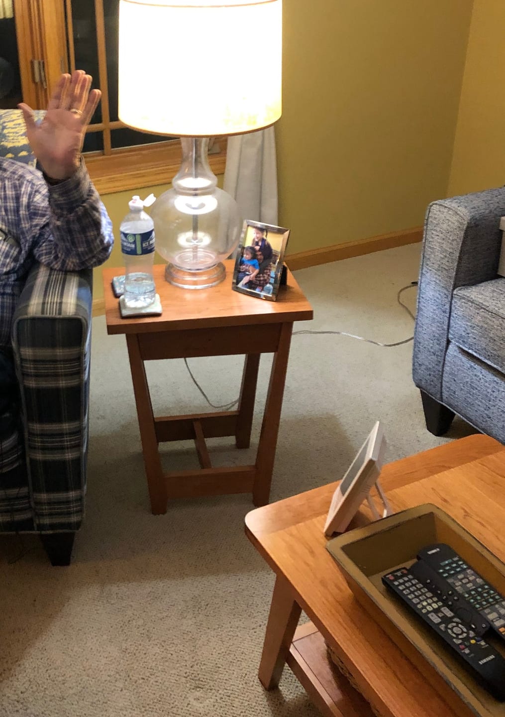Customer photo review of Shaker Hardwood End Table