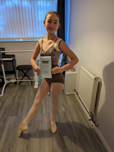 Customer photo review of Ballet Tights Convertible - Pink