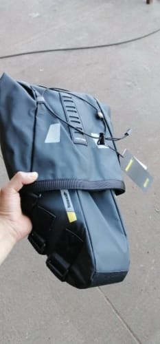 Customer photo review of Bike Saddle Bag Waterproof (5L-13L) - Large Capacity - Foldable - Reflective Cycling MTB Trunk