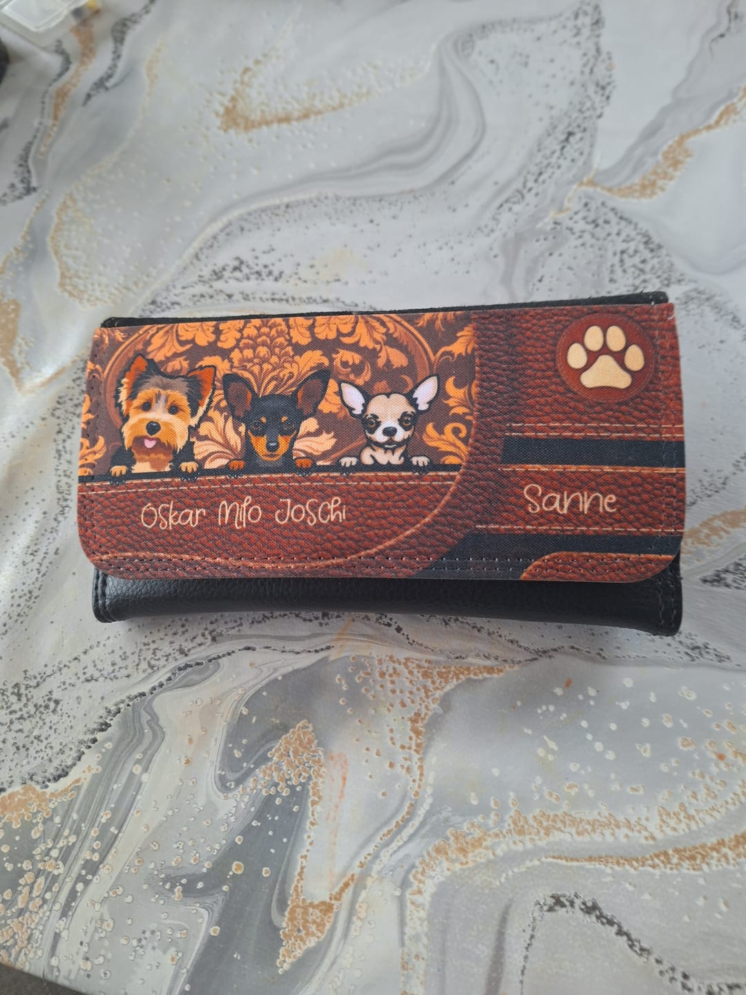 Customer photo review of Ledermuster - Individuelles Portemonnaie