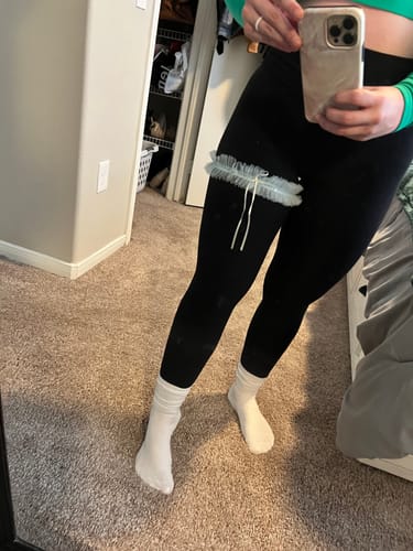 Customer photo review of Garter - Pale Blue