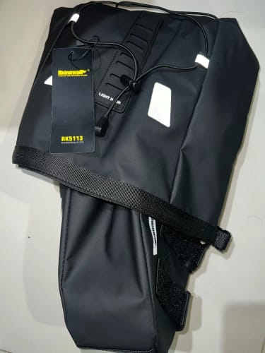 Customer photo review of Bike Saddle Bag Waterproof (5L-13L) - Large Capacity - Foldable - Reflective Cycling MTB Trunk