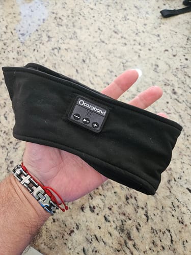 Customer photo review of CozyBand Wireless Headphones