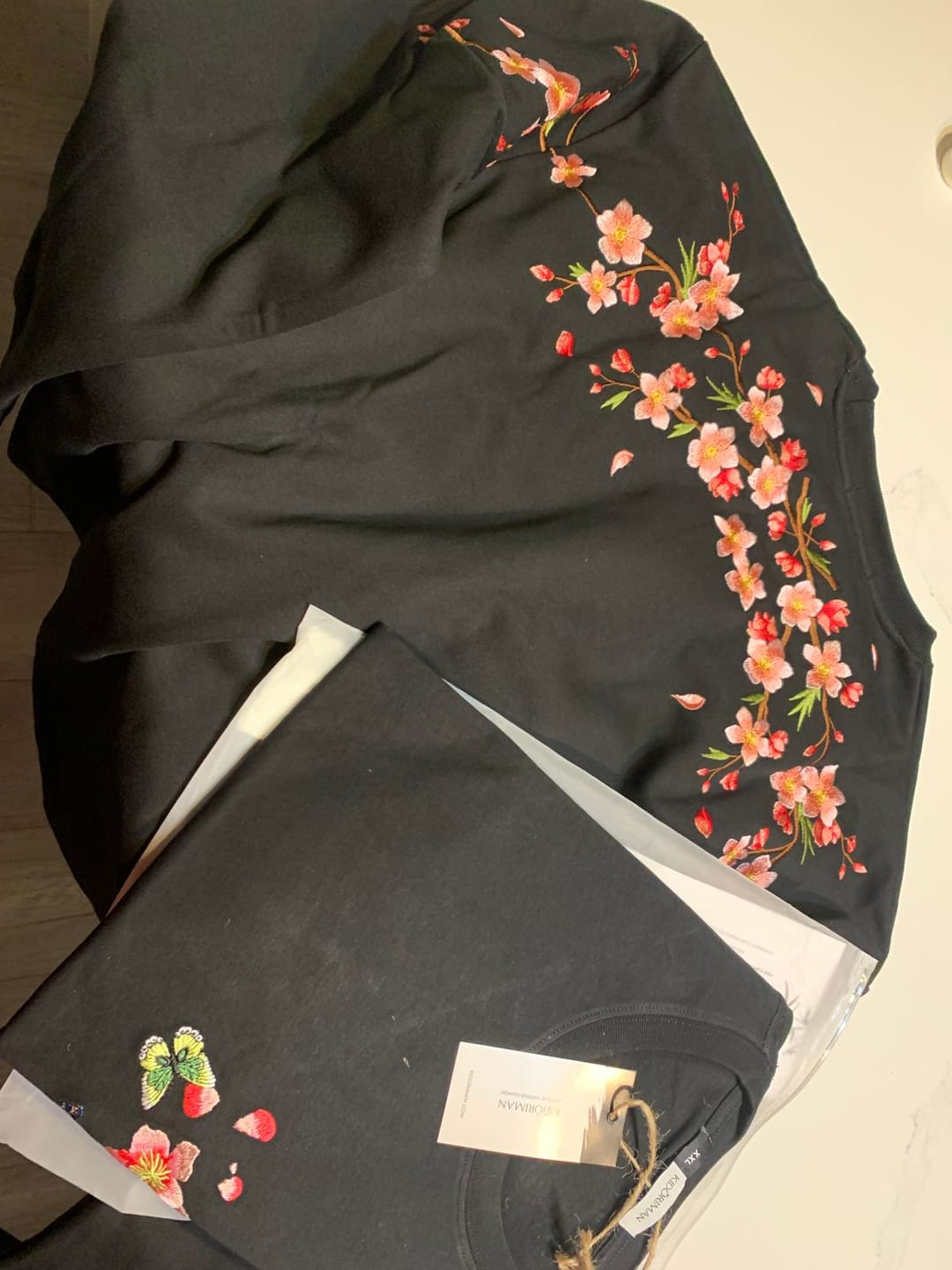 Customer photo review of Sakura Embroidered Sweatshirt