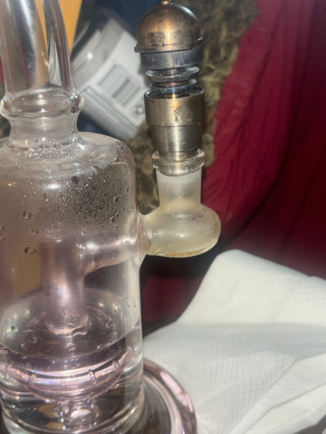 Customer photo review of TITANIUM 6 IN 1 BASEBALL CARB CAP DAB NAIL