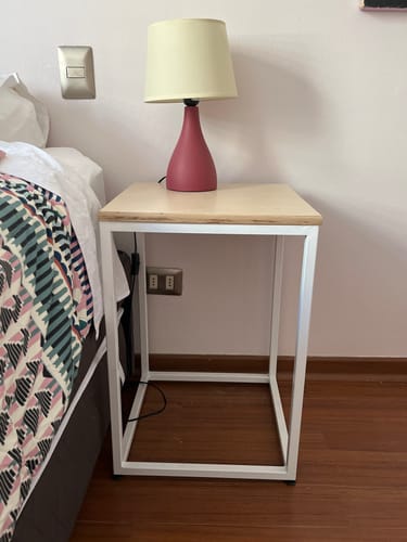 Customer photo review of Mesa lateral Altar 40 MIMA Blanca