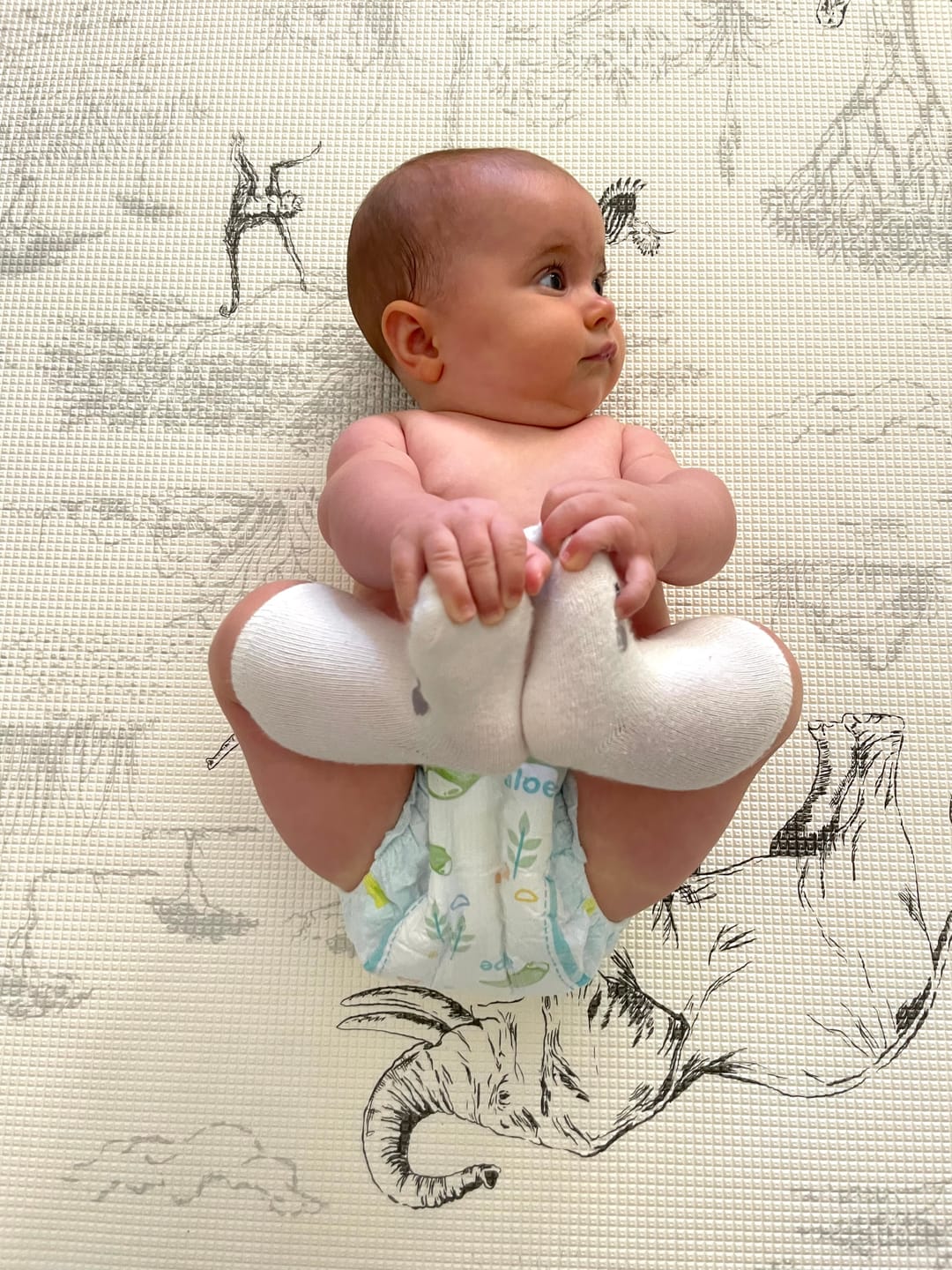 Customer photo review of Safari Toile/ Dune Play Mat