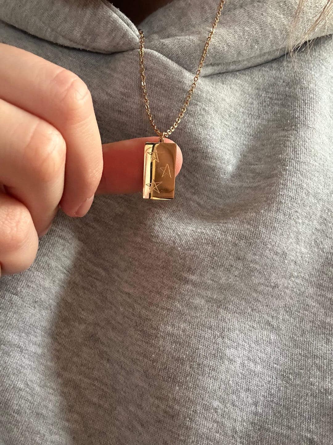 Customer photo review of Zeichnung | Plainkette + Gravur