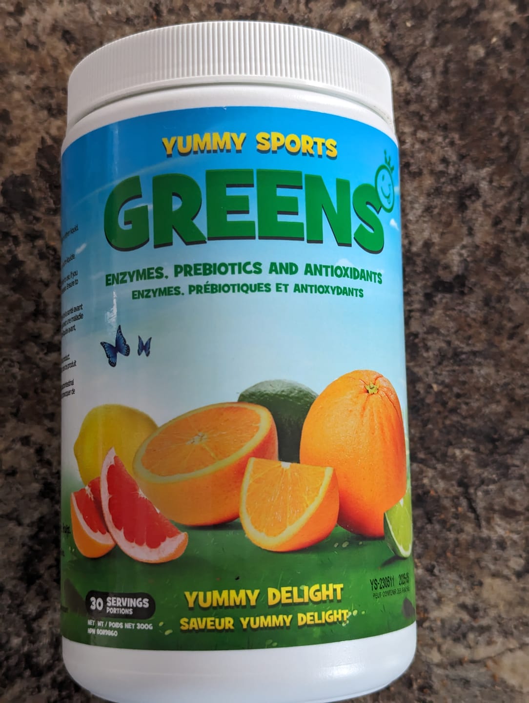 Customer photo review of Yummy Sports - Greens - 300g