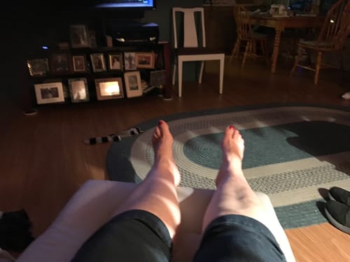 Customer photo review of Power Lift Chair Recliner for Elderly with Vibrated Massage & Heat with Pockets, Cup Holders & USB Port (Beige)